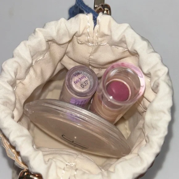 Dior Beige and Blue Woven Bag - Picture 5 of 5